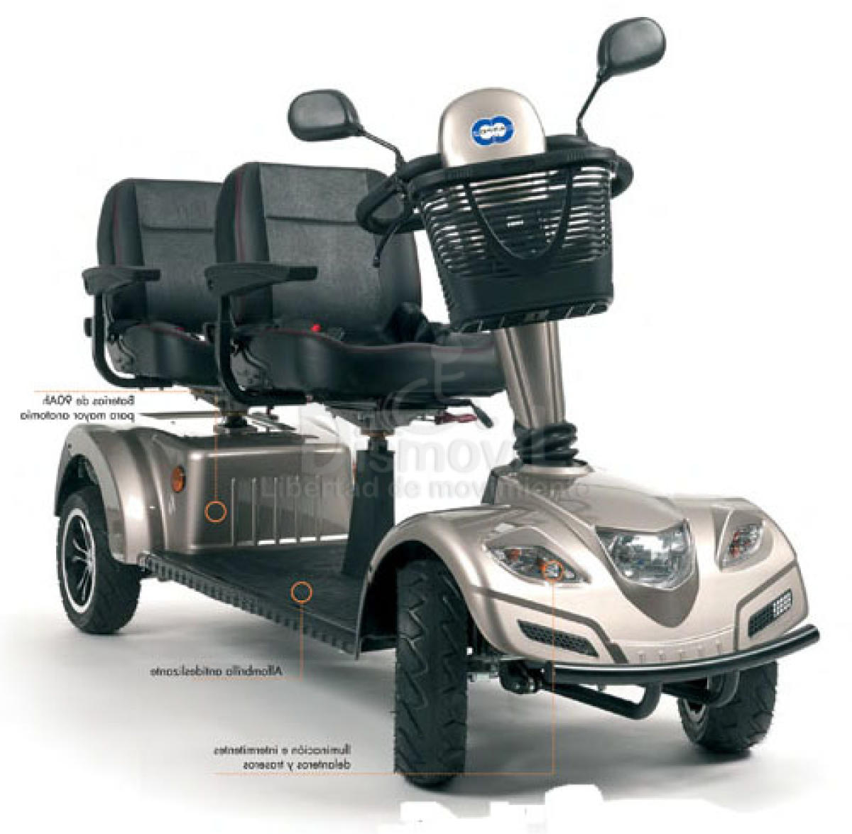 Babosa de mar Comercial conocido Scooter de Dos Plazas Discapacidad Carpo Limo de Vermeiren: dismovil.net Babosa de mar Comercial conocido Scooter de Dos Plazas Discapacidad Carpo Limo de Vermeiren: dismovil.net