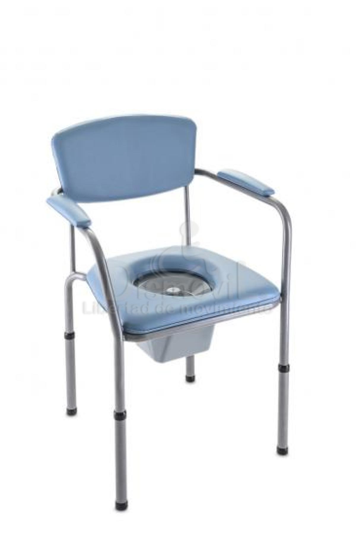 Silla WC Portátil con Orinal Plegable