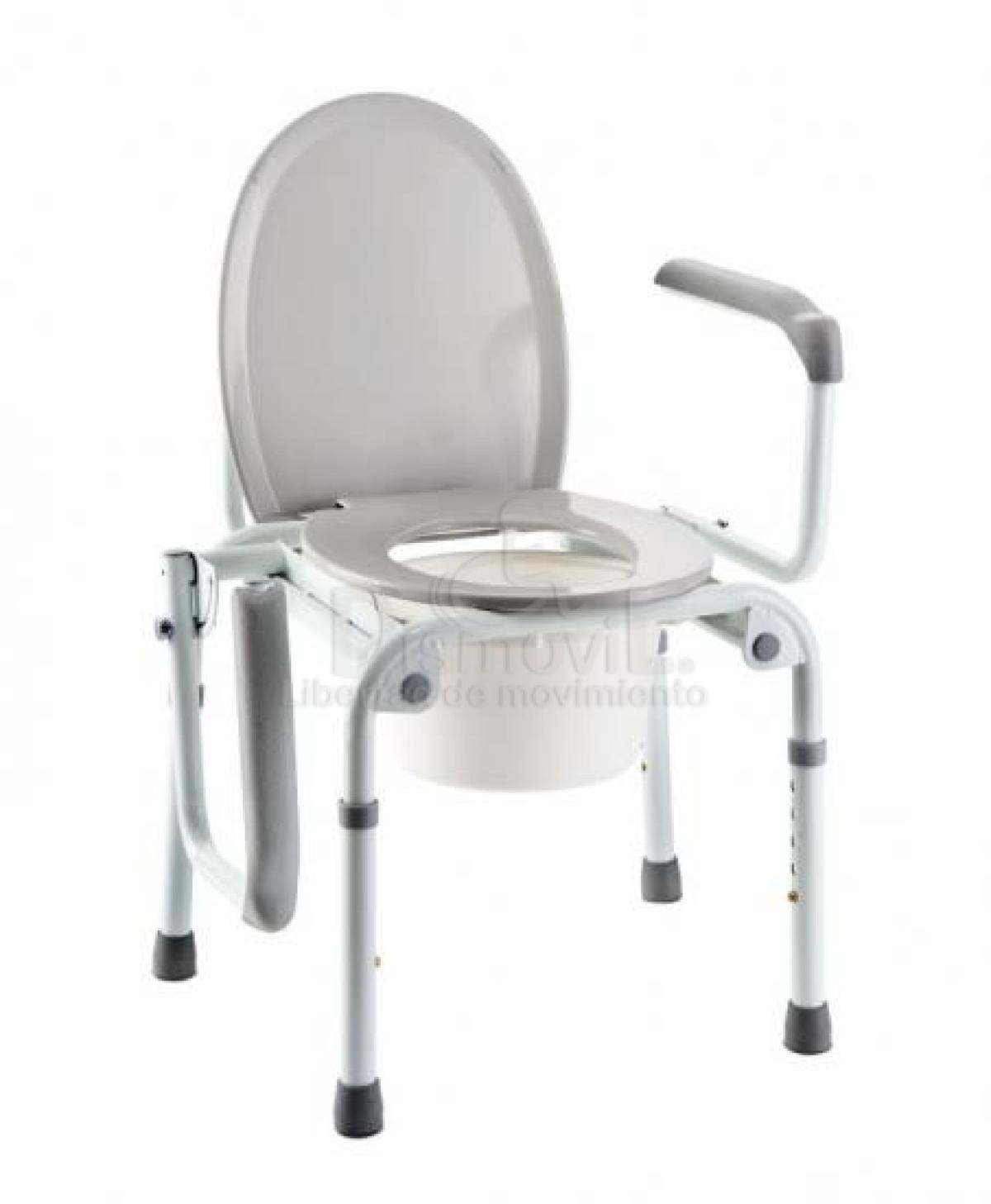 Silla WC, Altura regulable, Portátil