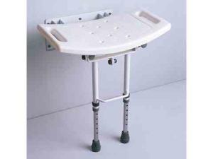 imagen secundaria asiento abatible ducha con patas, mod: RS919