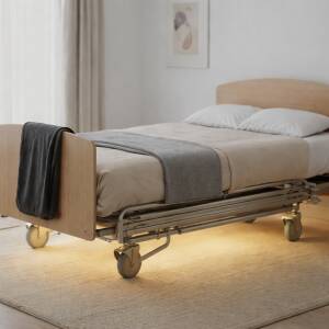 Nules Plus con luz, cama eléctrica articulada