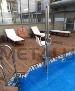imagen secundaria Elevador Hidráulico Portátil Para Piscinas Metalu PK