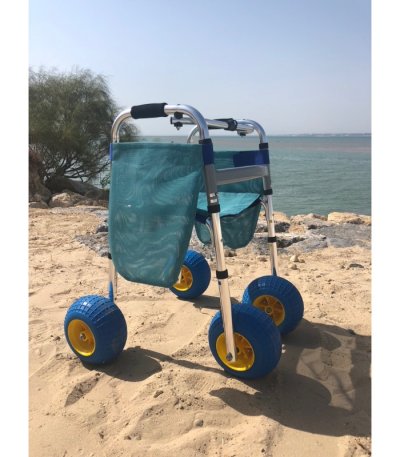 Rollator de Aluminio Country para la Playa 