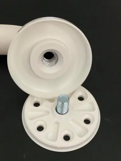 imagen secundaria Asideras de Acero Recubiertas en Nylon Blanco