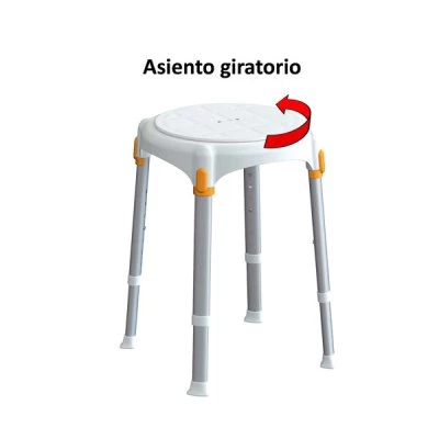 Taburete de Ducha Giratorio Portofino Ad541lu 