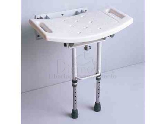 Imagen de asiento abatible ducha con patas, mod: RS919