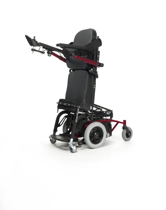 Bipedestacion silla ruedas electrica Navix roja.jpg