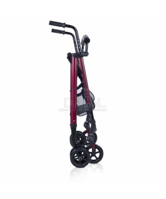 Rollator CR04 rojo freno presion plegado.jpg