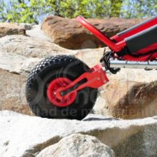 Silla ruedas XRover Reha Buggy rueda delantera.jpg