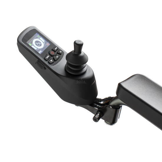 Silla ruedas electrica plegable Explorer XL3 mando control.jpg