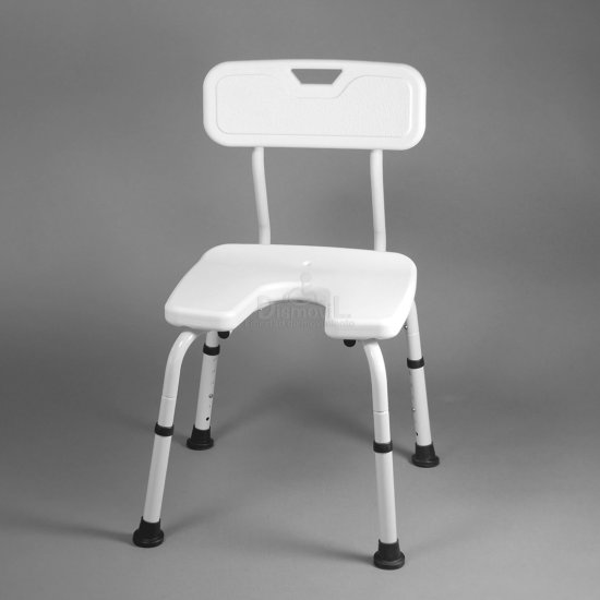 Imagen de silla de aluminio asiento en "U", mod: AD537C