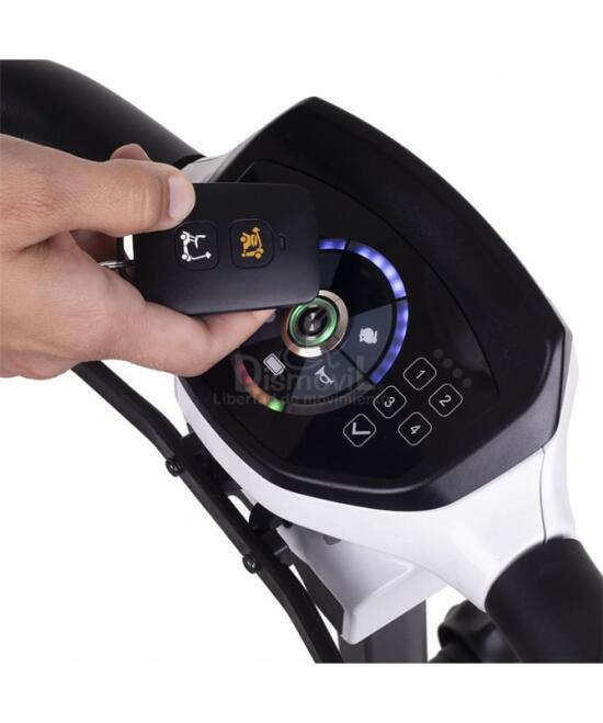 Scooter electrico plegable Bali llave y panel control.jpg