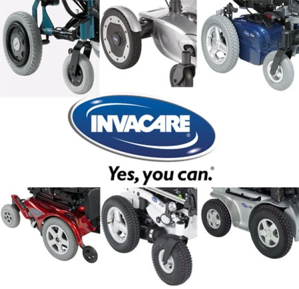 Ruedas para sillas el&eacute;ctricas de Invacare