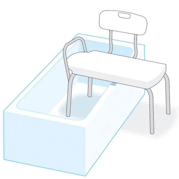 imagen secundaria Banco silla de ba&ntilde;era, mod: AD539