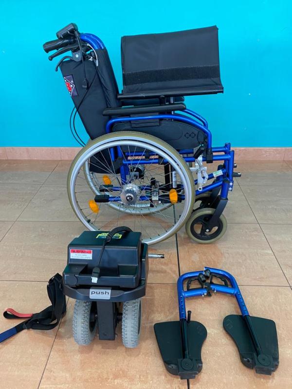 imagen secundaria Silla PyroStar Plus con Motor Auxiliar V-Drive de 2ª Mano