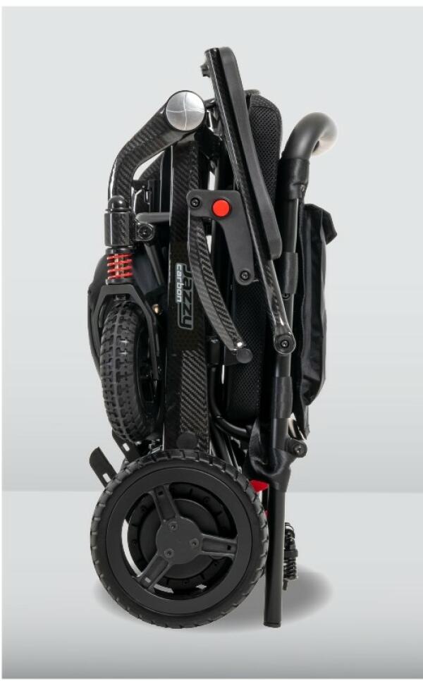 imagen secundaria Silla de Ruedas El&eacute;ctrica Plegable Jazzy Carbon de Pride