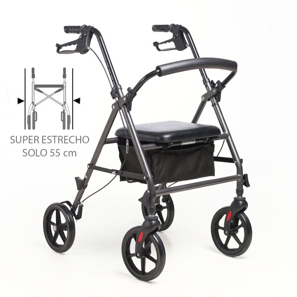 Rollator de Aluminio Super Estrecho Forte