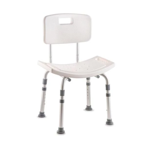 Silla de ducha de aluminio, mod. C&aacute;diz