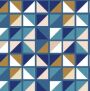 Premium Mosaico Azul
